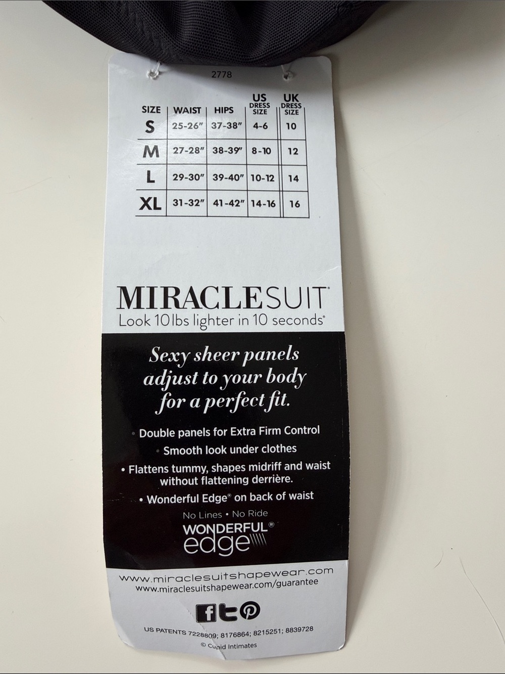 Miraclesuit Black Hi-Waist Shaping Thong - Picture 5 of 6